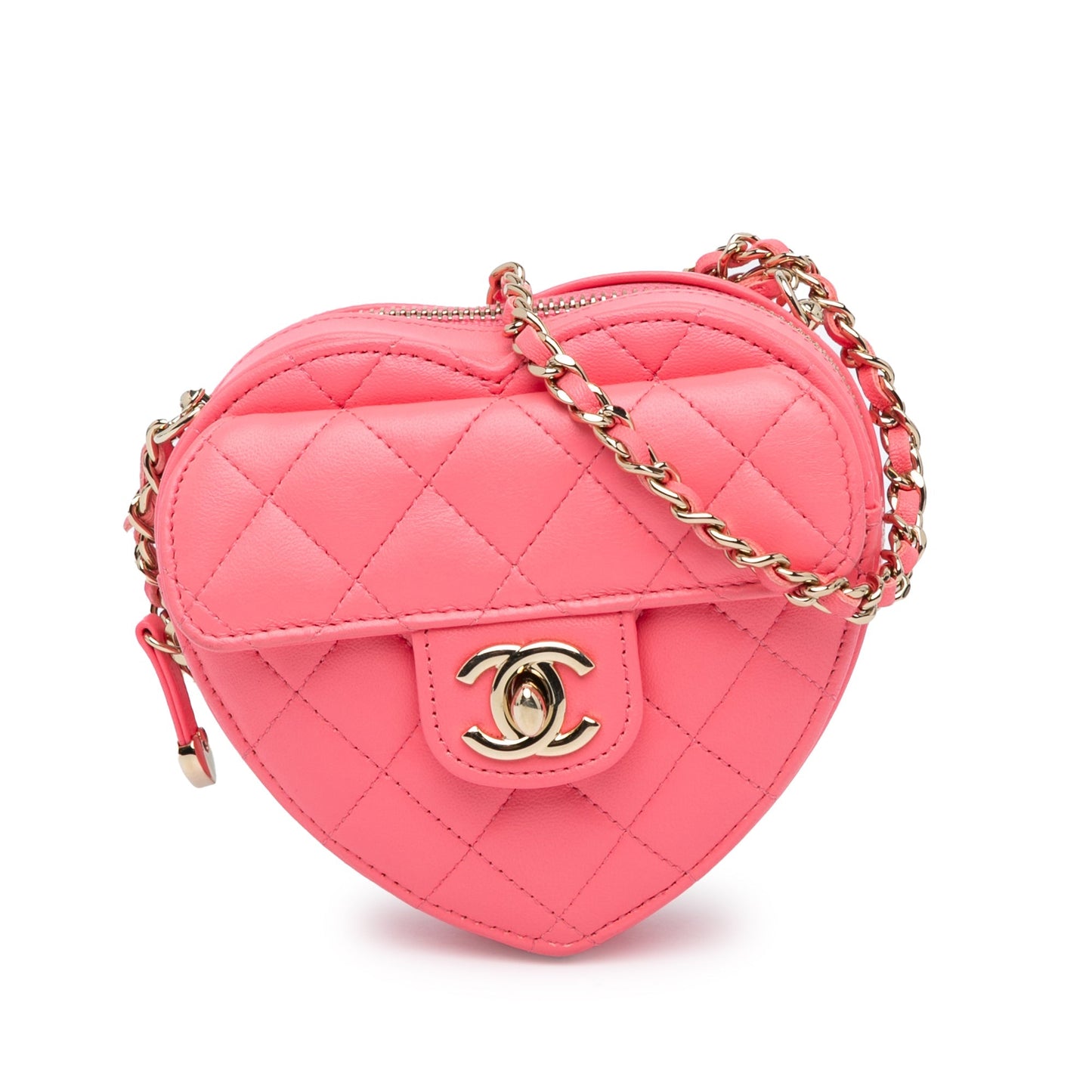 Chanel Sac Mini Lambskin CC in Love Heart Crossbody
