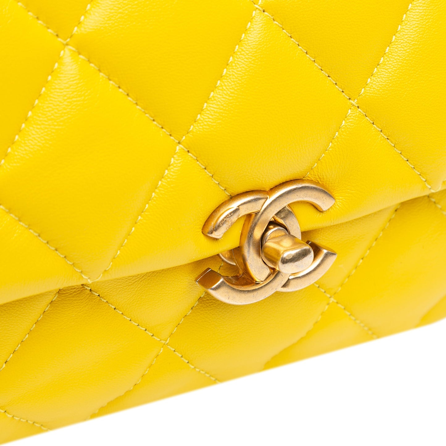 Chanel Sac Mini Quilted Lambskin Candy Chain Crossbody