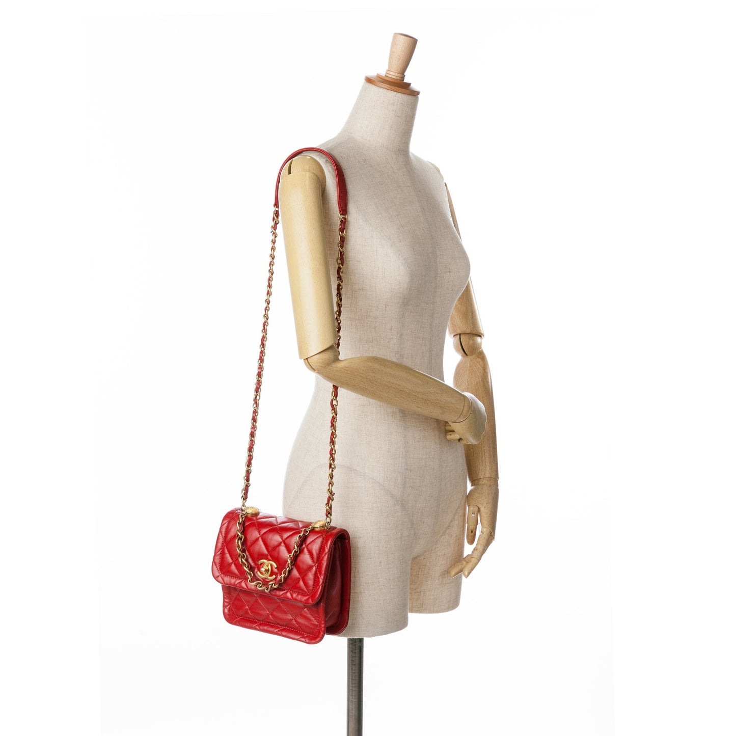 Chanel Sac Mini Quilted Lambskin Soft Square Flap