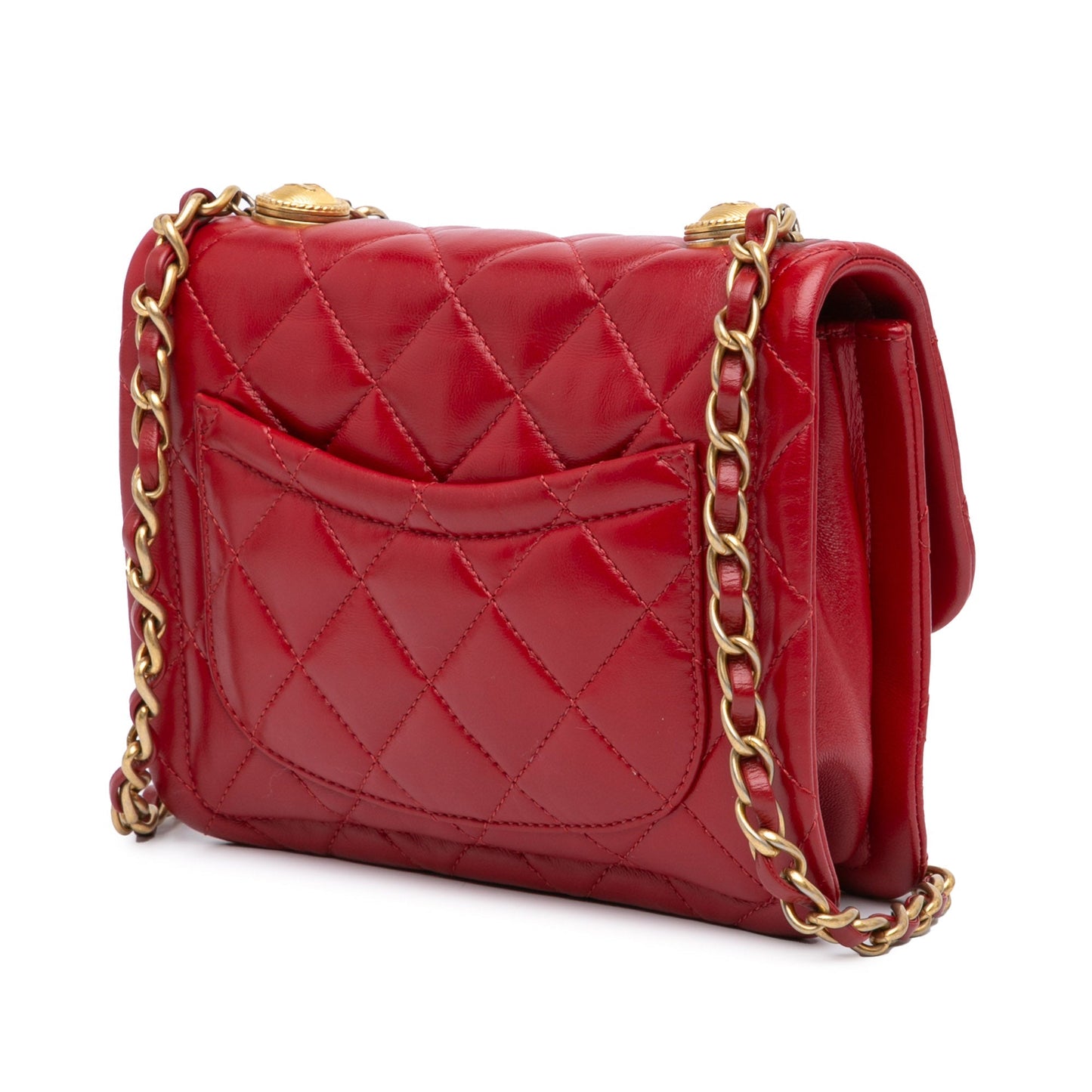 Chanel Sac Mini Quilted Lambskin Soft Square Flap