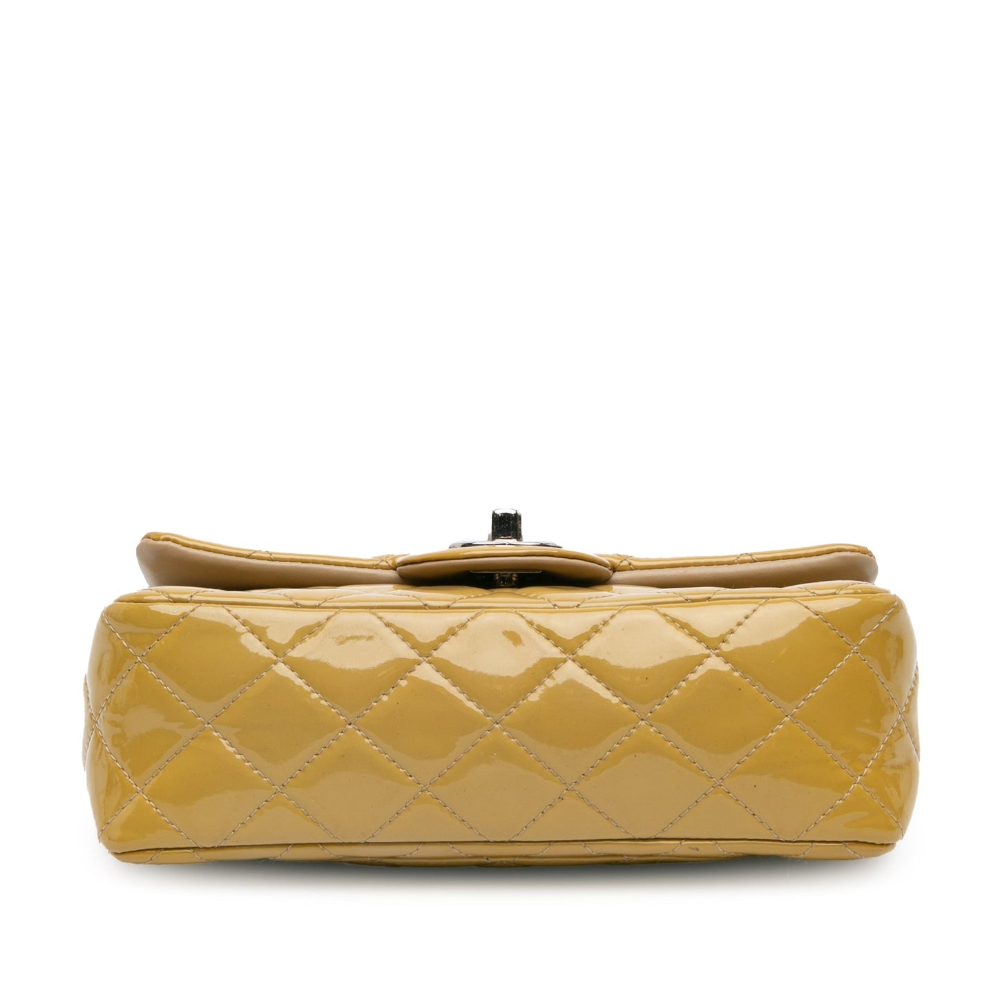Chanel Sac Mini Rectangular Classic Patent Single Flap