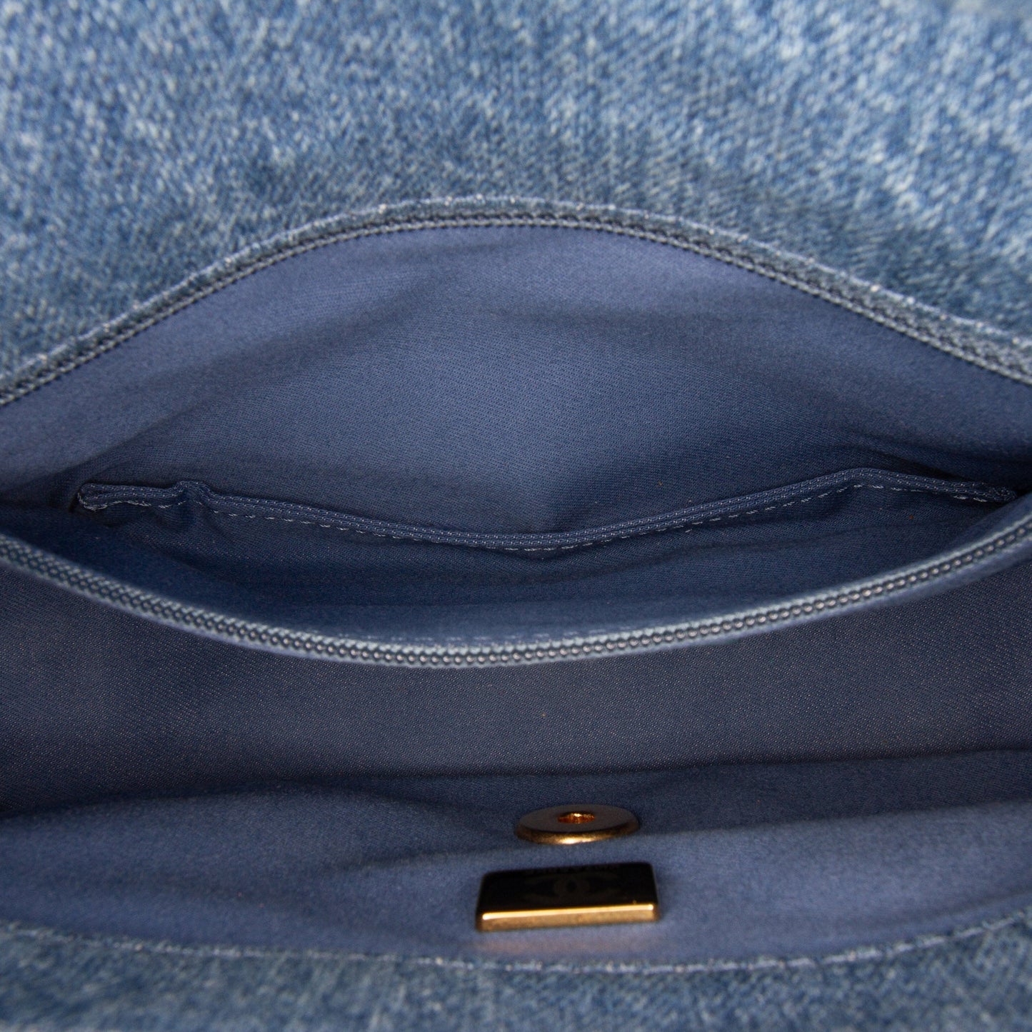 Chanel Sac Mini Rectangular Denim Mood Flap