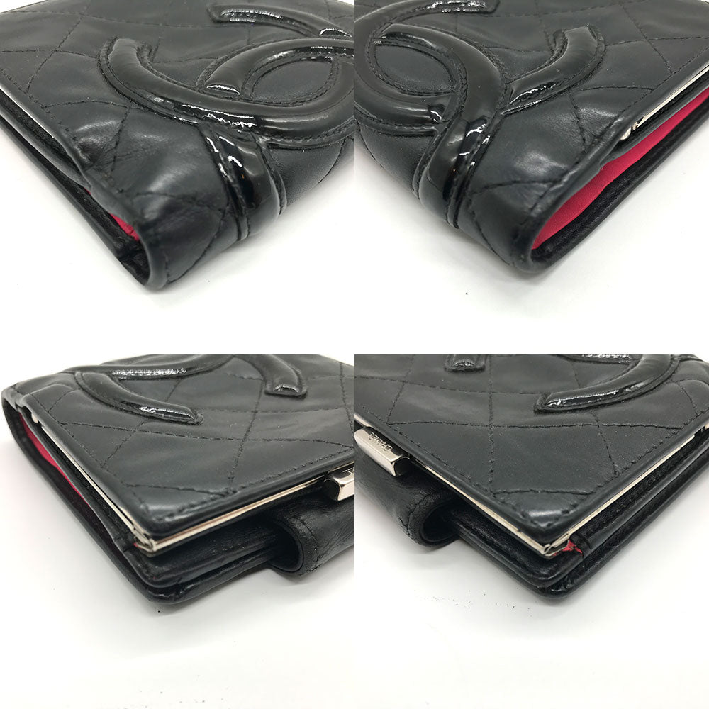 Chanel Cambon Ligne Wallet Leather Short Wallet in New Condition