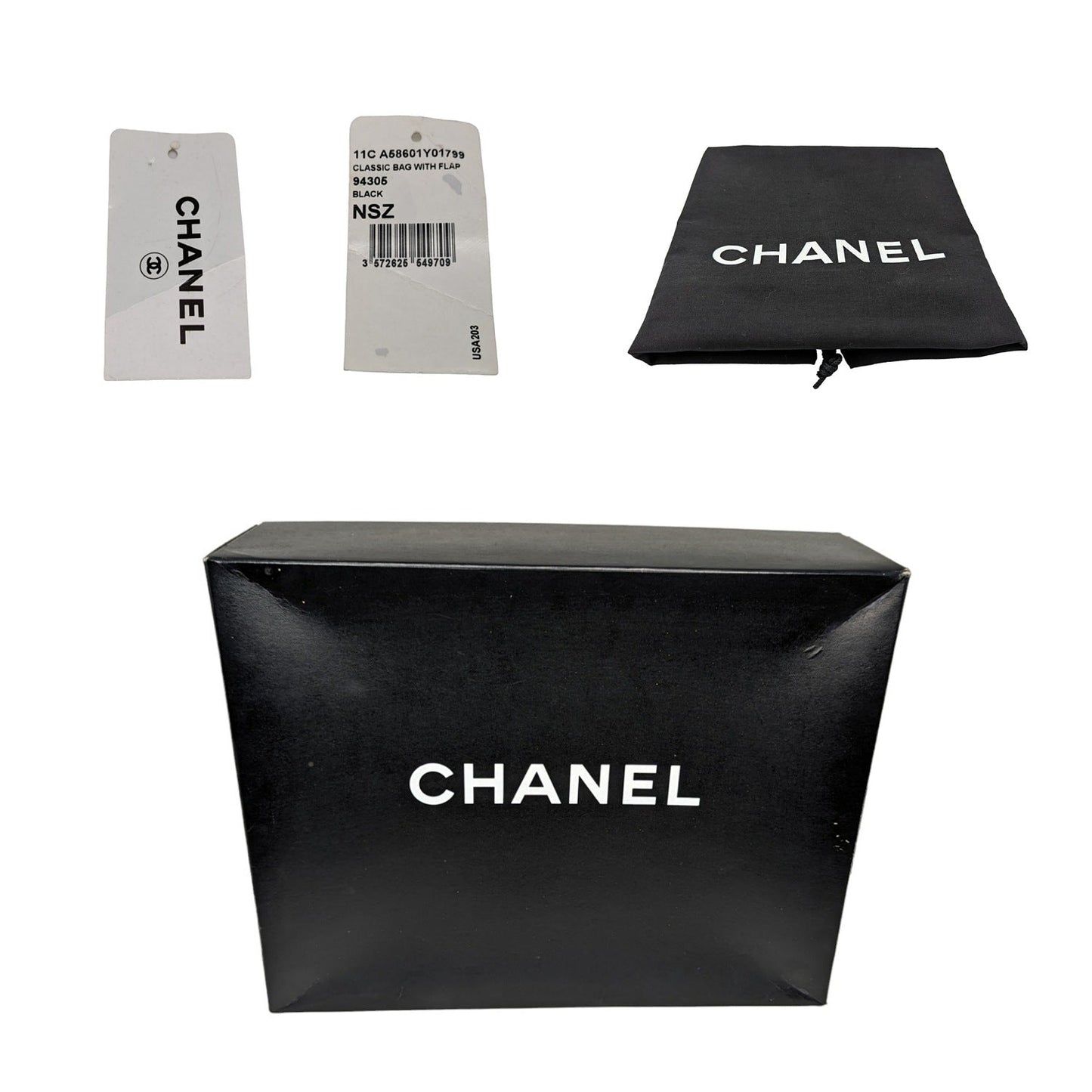 Chanel Patent Quilted Maxi Classic Double Flap Black