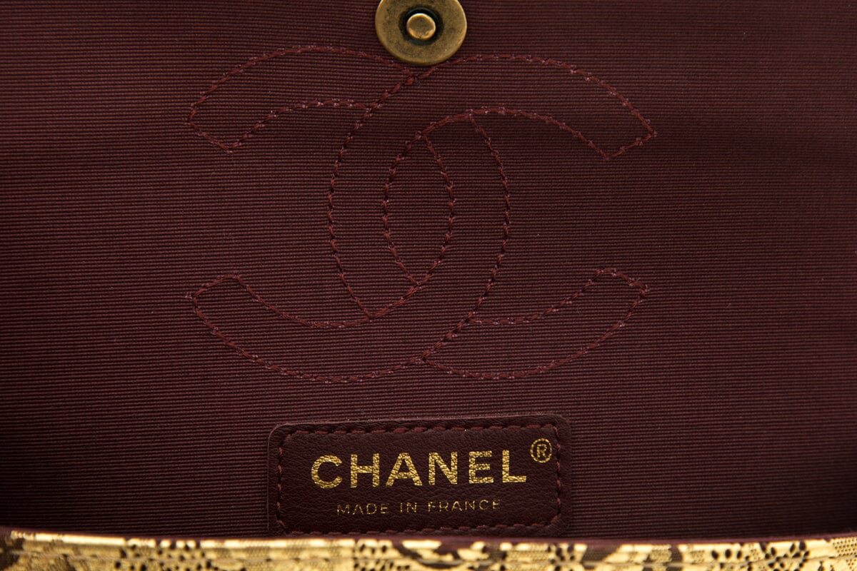 Chanel Black and Gold Paris - Moscou Limited Edition Runway Double Flap 2.55