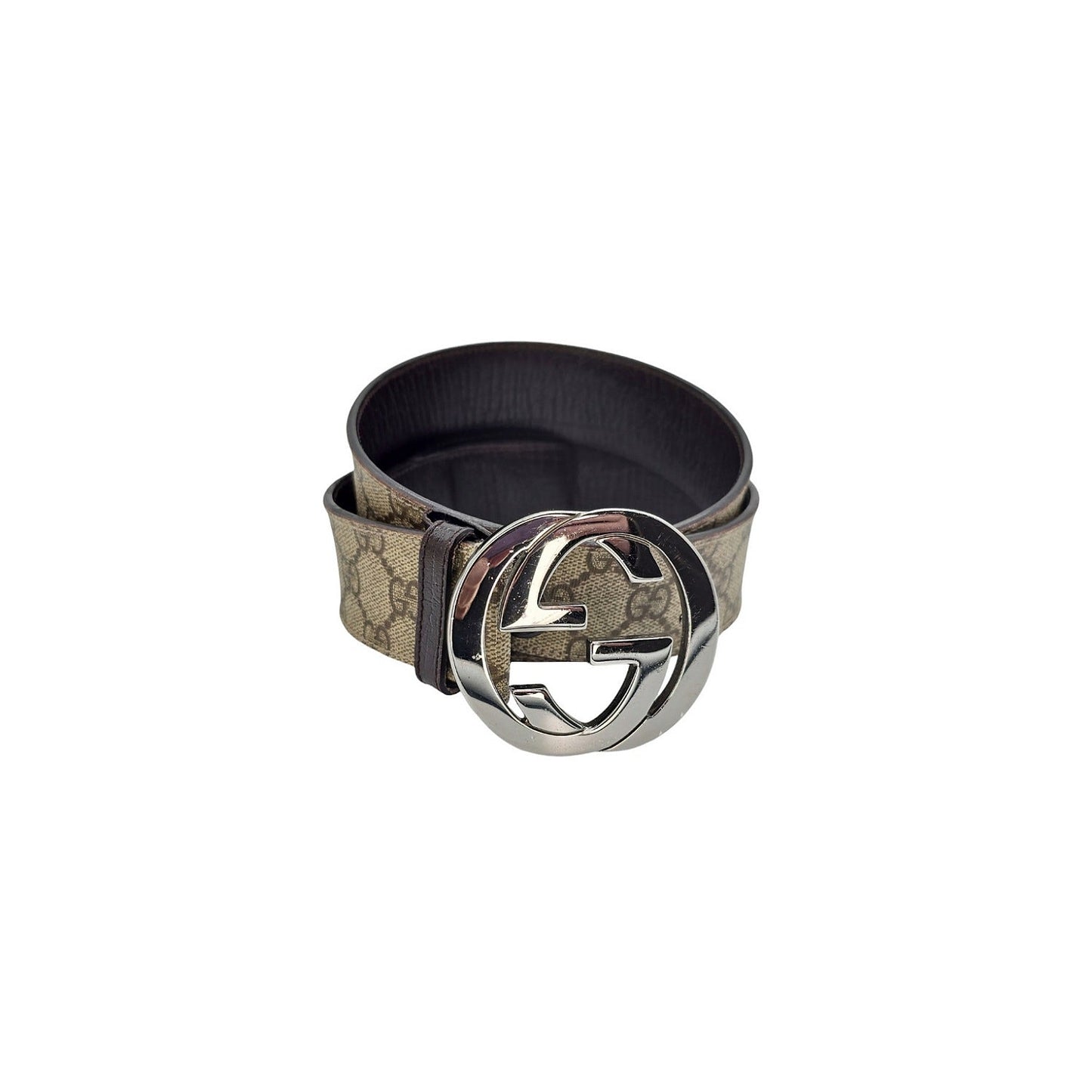 Gucci 40mm GG Supreme Belt Sz 36