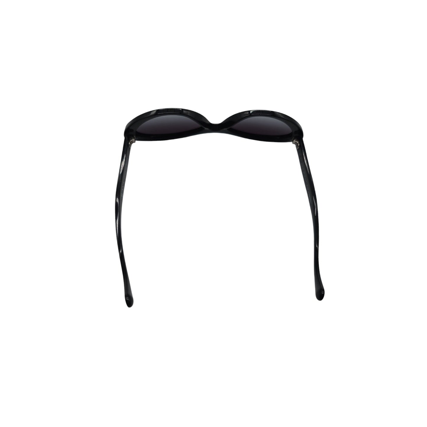 Chanel 5416 Black and Gold Oval Sunglasses