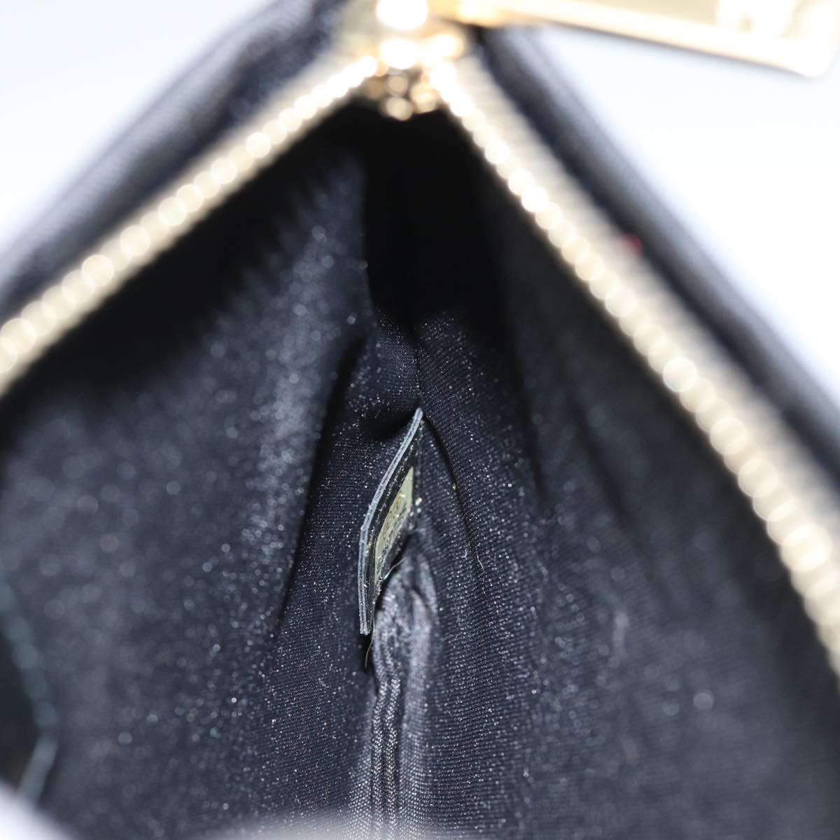 CHANEL New Travel Line Pouch Nylon Black CC ac3133