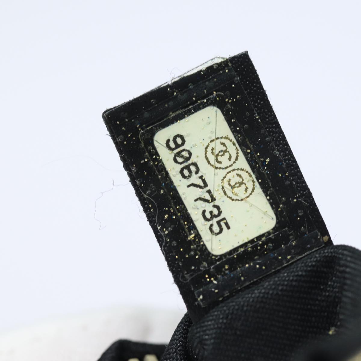 CHANEL New Travel Line Pouch Nylon Black CC ac3133