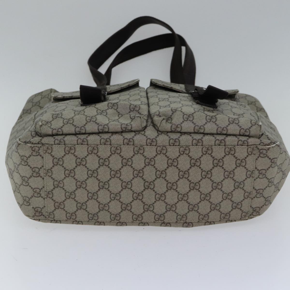 GUCCI GG Canvas Tote Bag Coated Canvas Beige ac3262