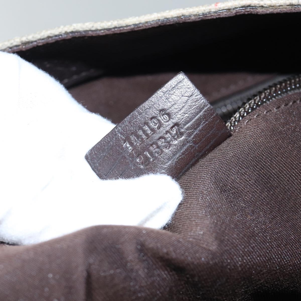 GUCCI GG Canvas Tote Bag Coated Canvas Beige ac3262