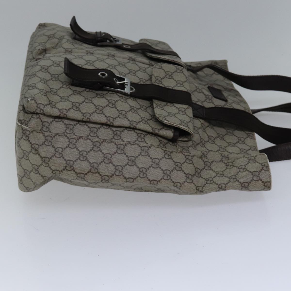 GUCCI GG Canvas Tote Bag Coated Canvas Beige ac3262