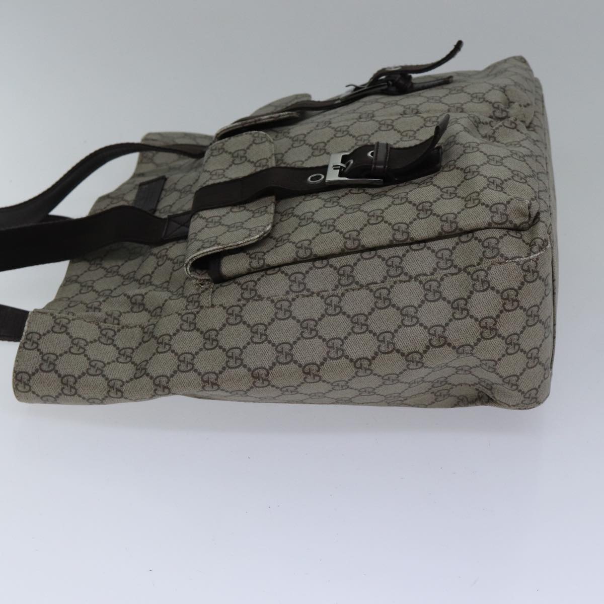 GUCCI GG Canvas Tote Bag Coated Canvas Beige ac3262
