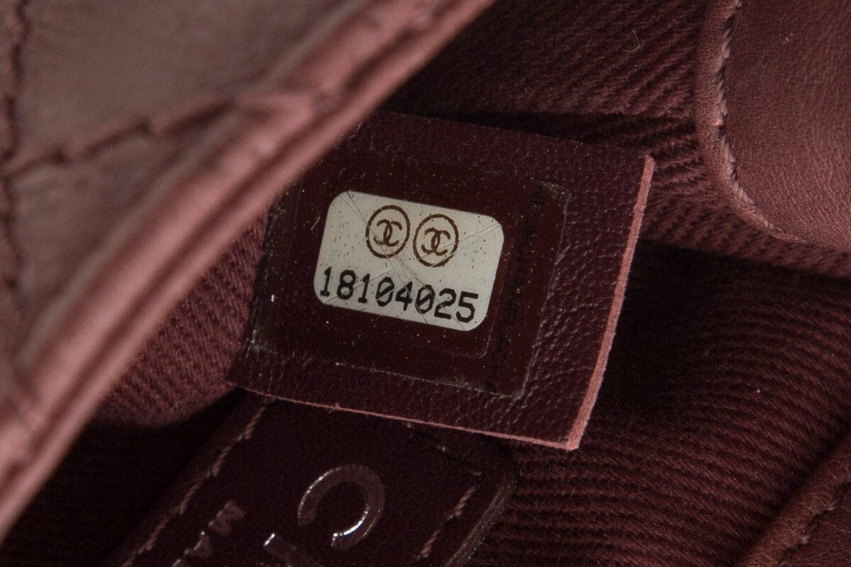 Chanel 2013 Paris-Edinburgh "Coco Sporran" Burgundy Quilted Lambskin Mini