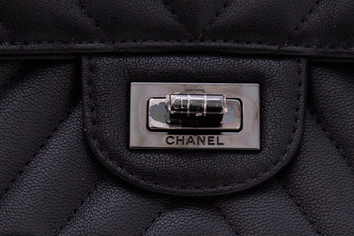 Chanel 2.55 Reissue 2016-2017 "SO Black" Chevron Handbag