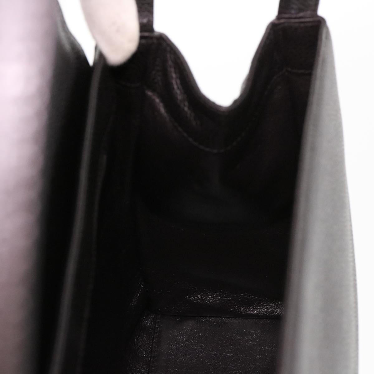 CHANEL Shoulder Bag Caviar Skin Black CC am4067