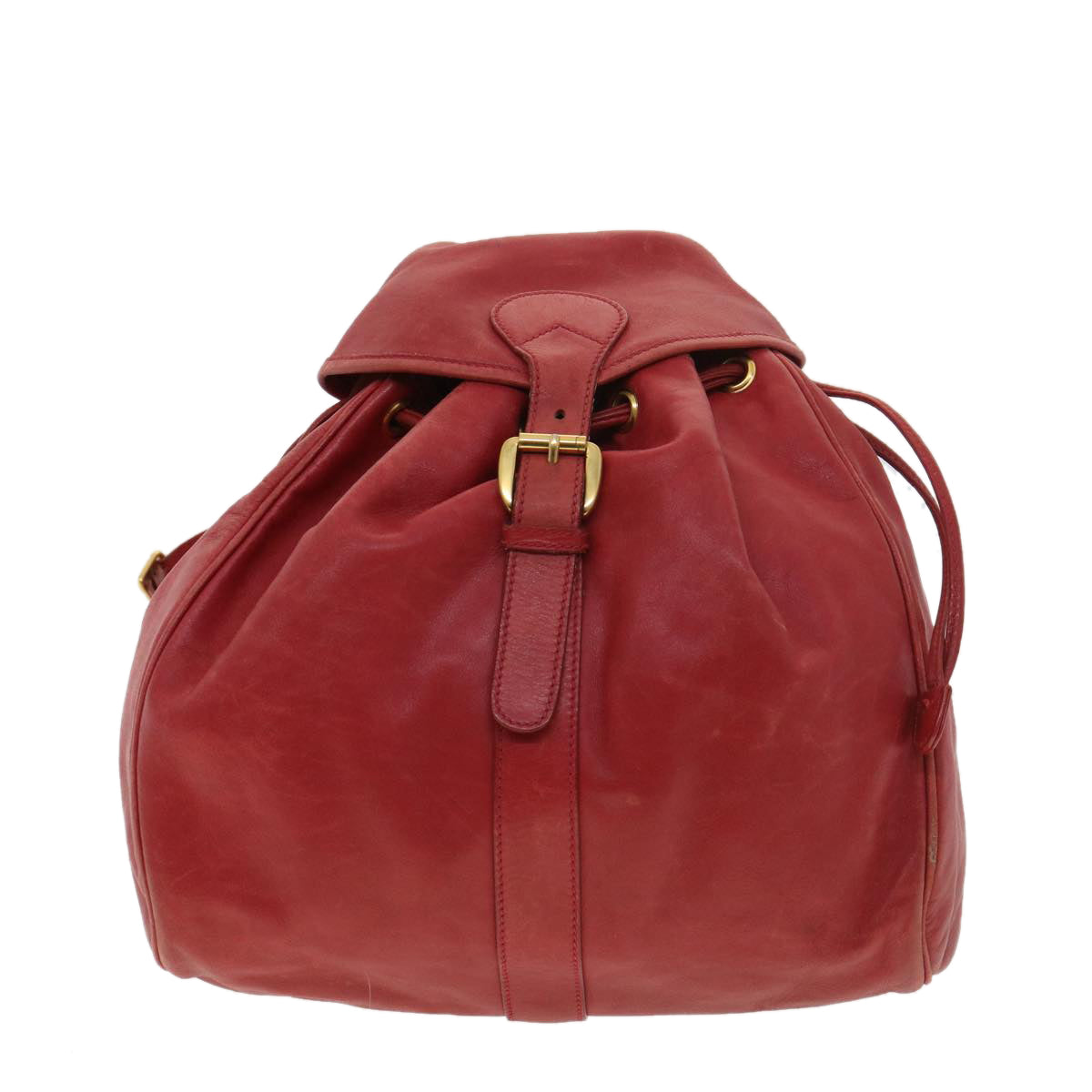 GUCCI Backpack Leather Red 003580008 am4132