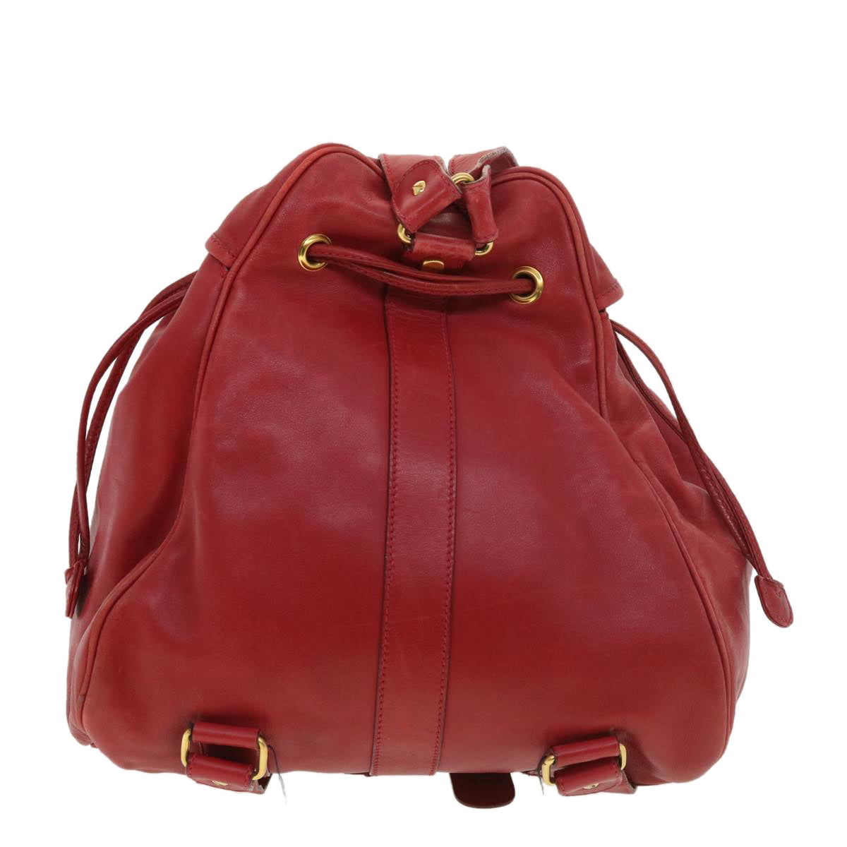 GUCCI Backpack Leather Red 003580008 am4132