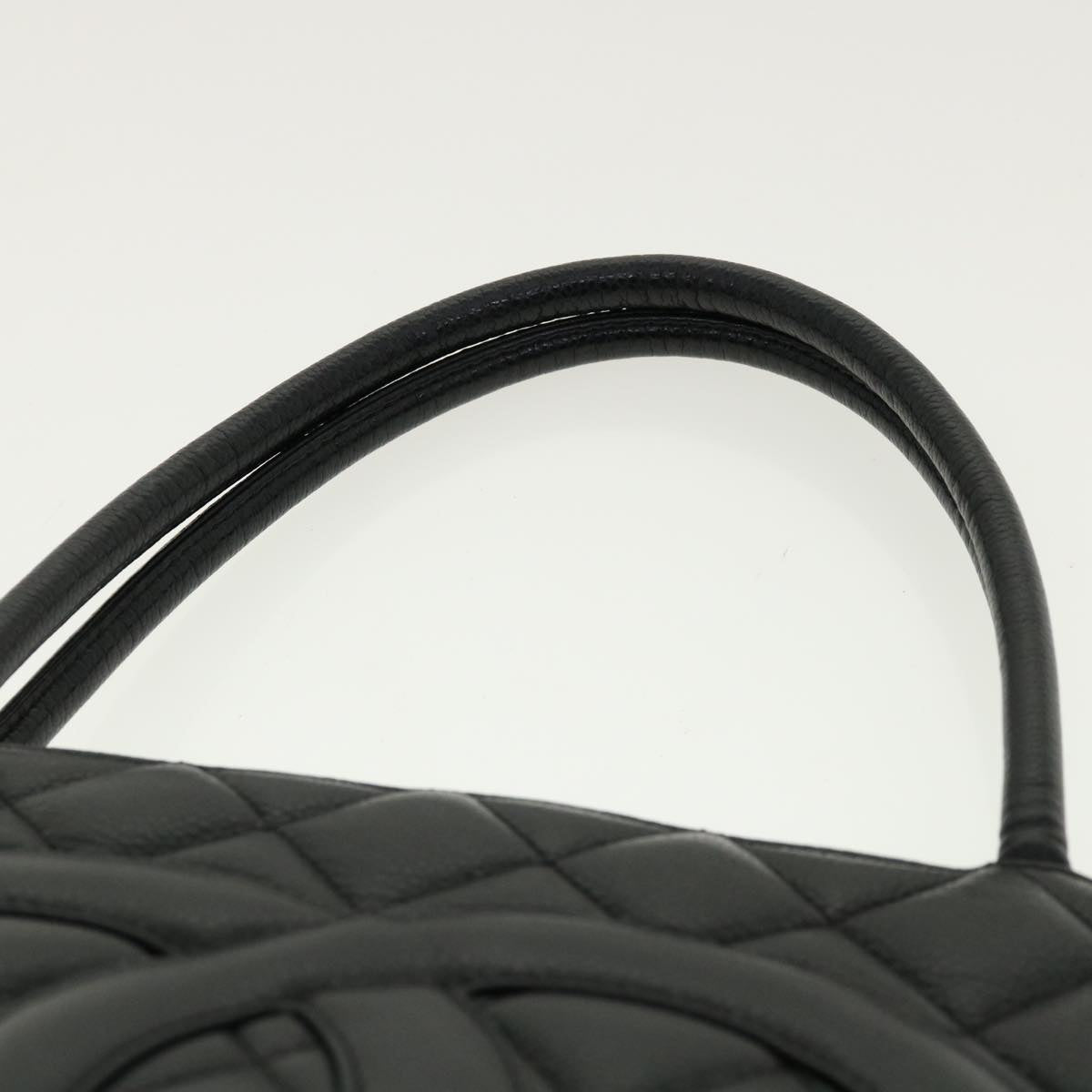 CHANEL Tote Bag Caviar Skin Black CC am4270A