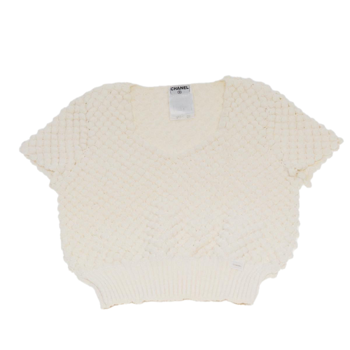 CHANELTops Polyamide Nylon White CC am6465