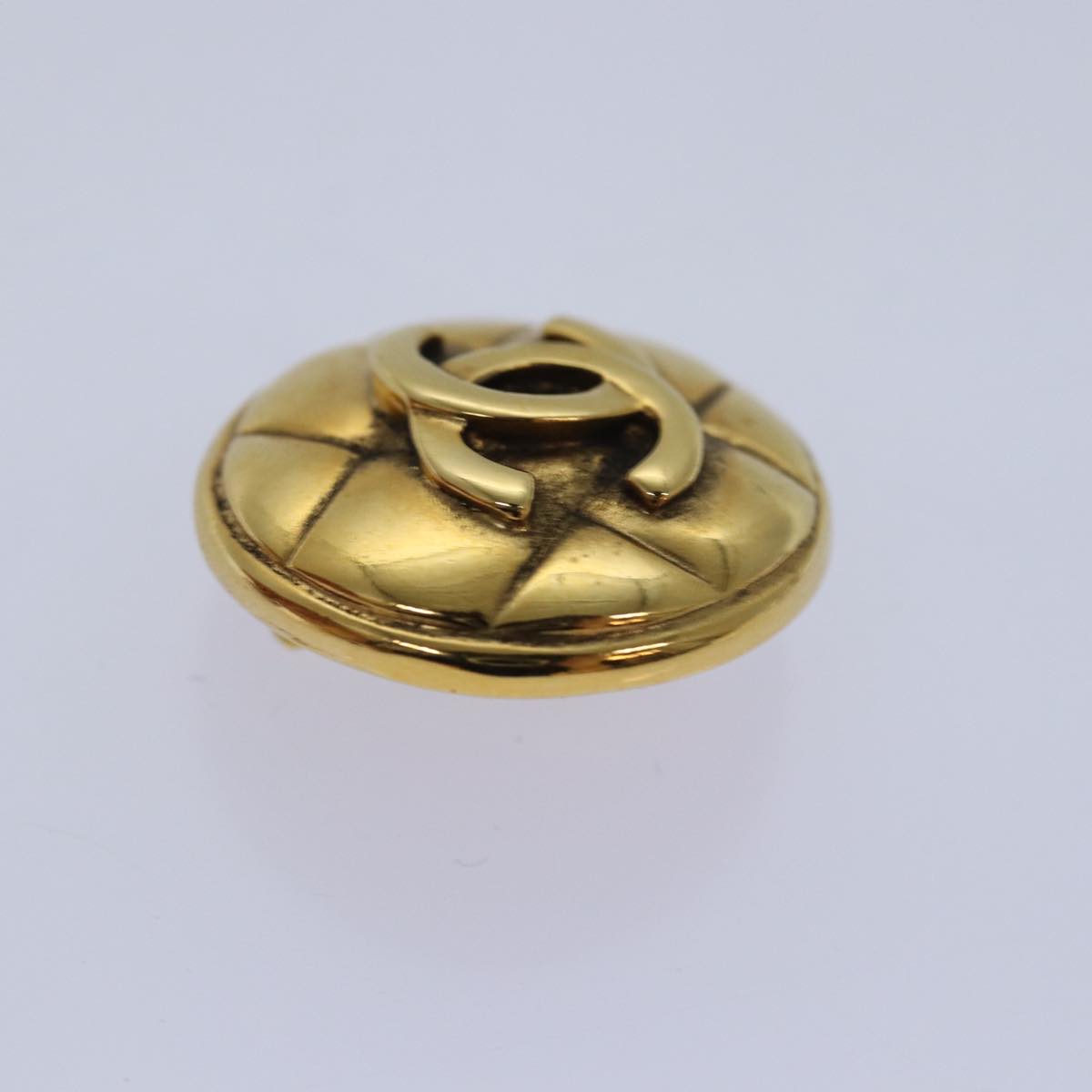 CHANEL COCO Mark Earring metal Gold CC am6613