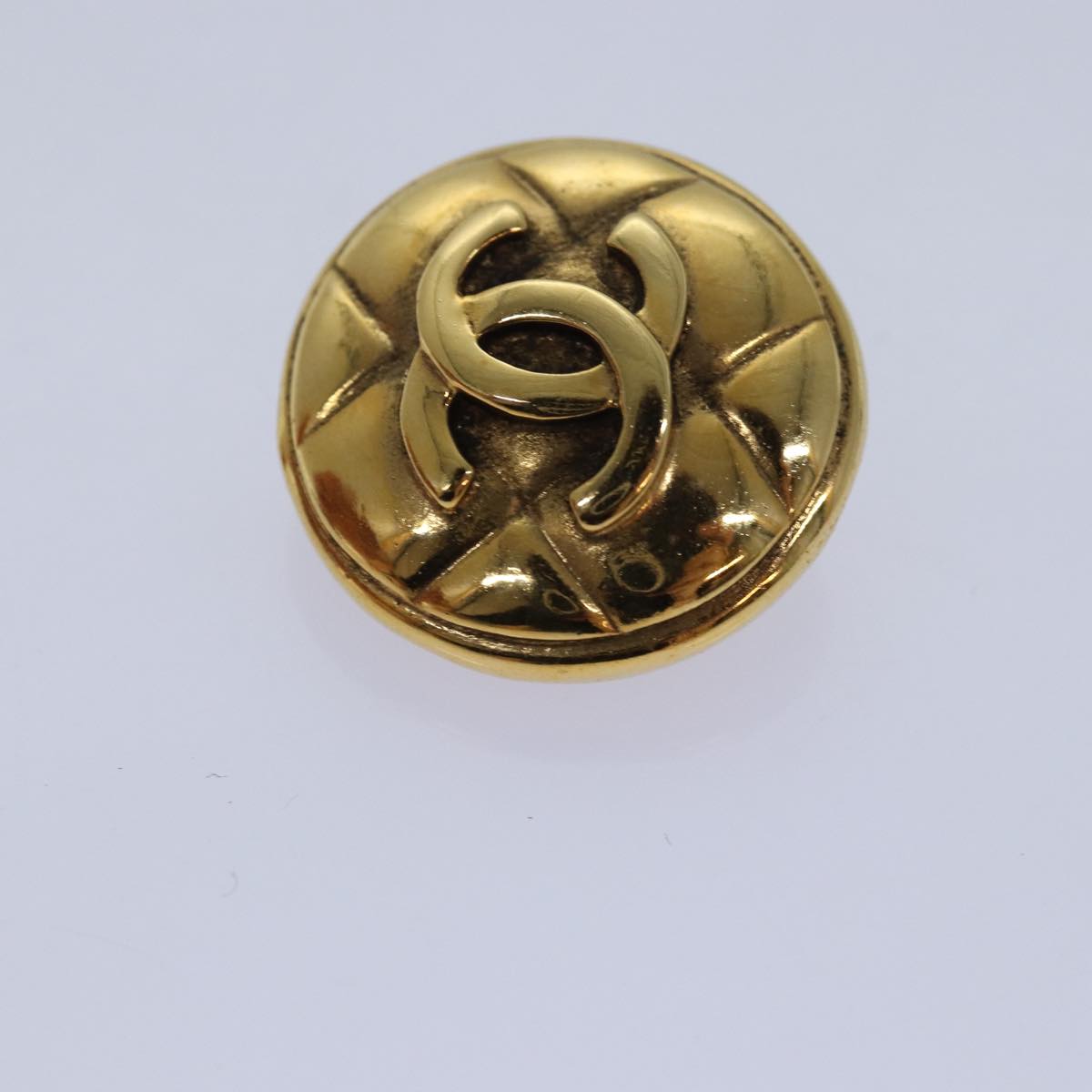 CHANEL COCO Mark Earring metal Gold CC am6613