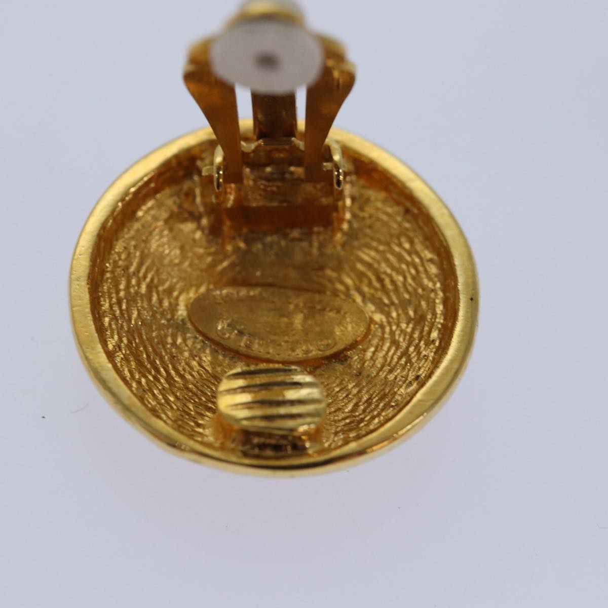 CHANEL COCO Mark Earring metal Gold CC am6613