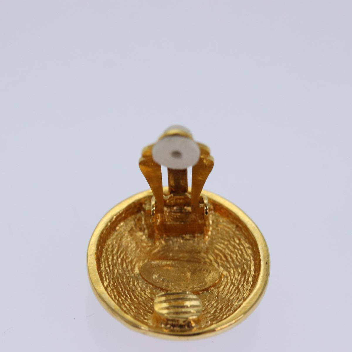 CHANEL COCO Mark Earring metal Gold CC am6613