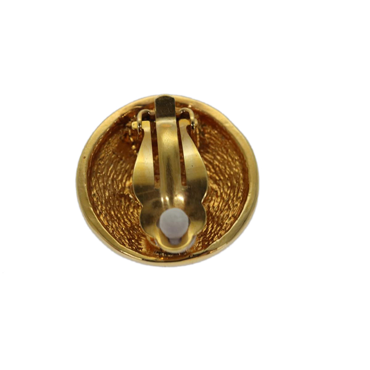 CHANEL COCO Mark Earring metal Gold CC am6613