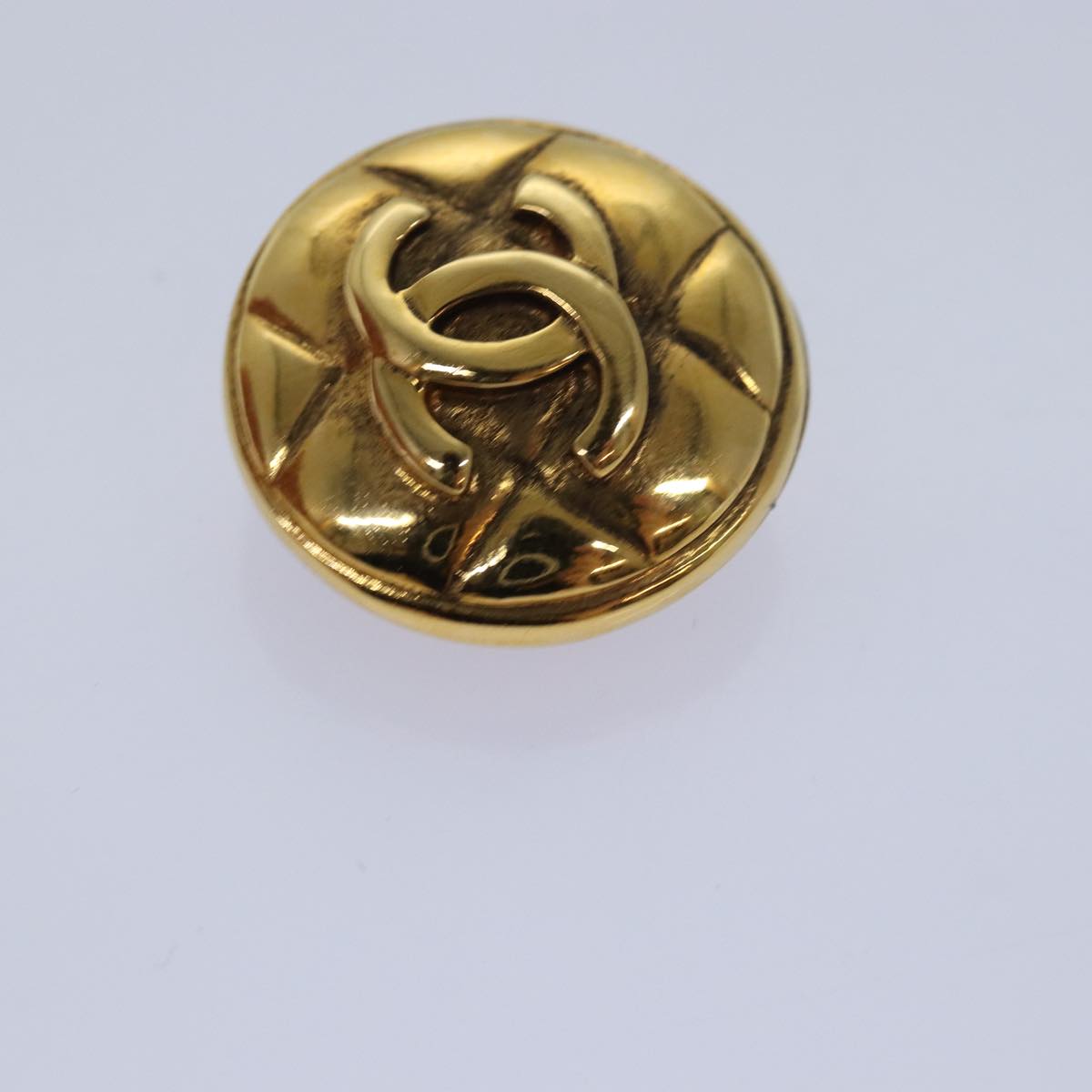 CHANEL COCO Mark Earring metal Gold CC am6613