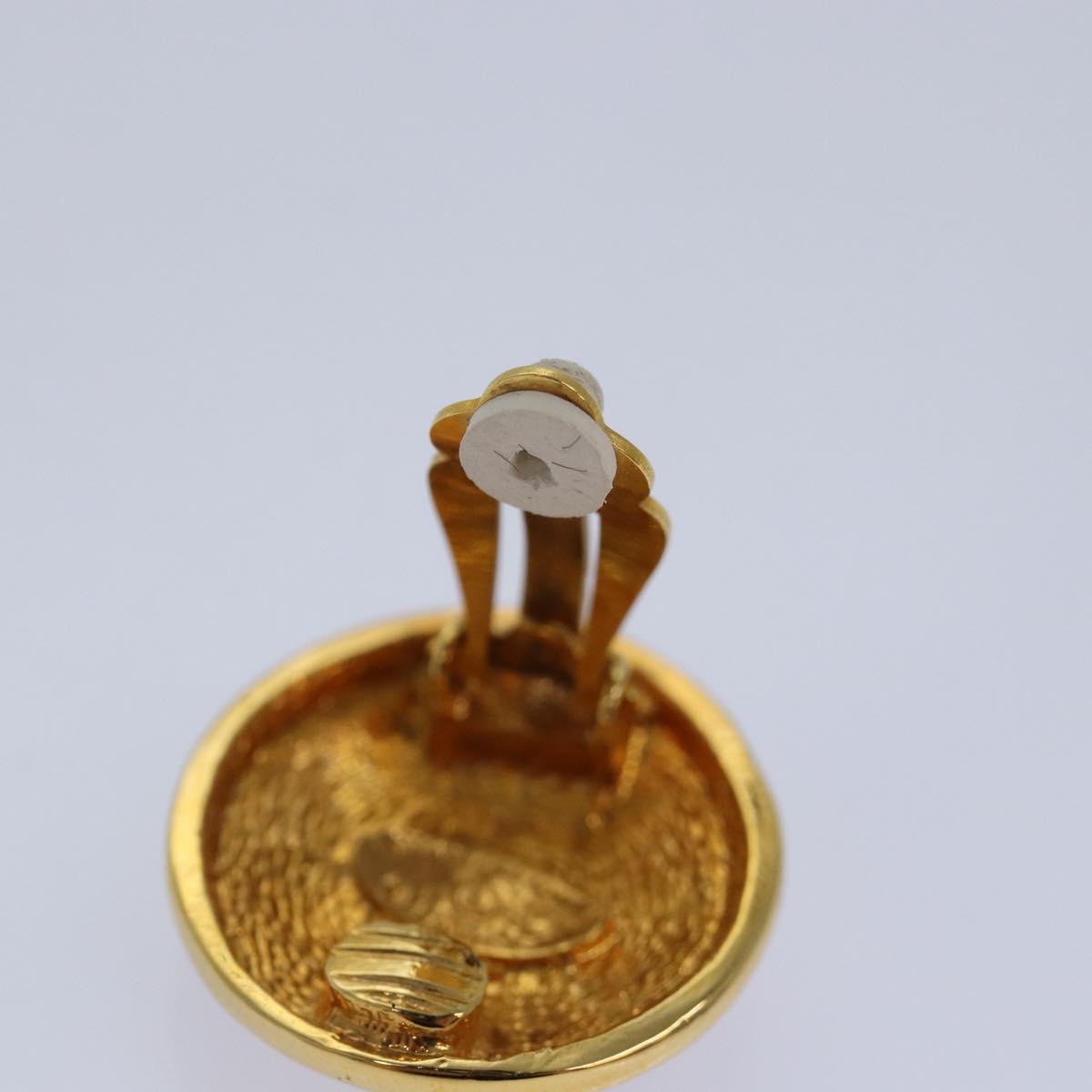 CHANEL COCO Mark Earring metal Gold CC am6613