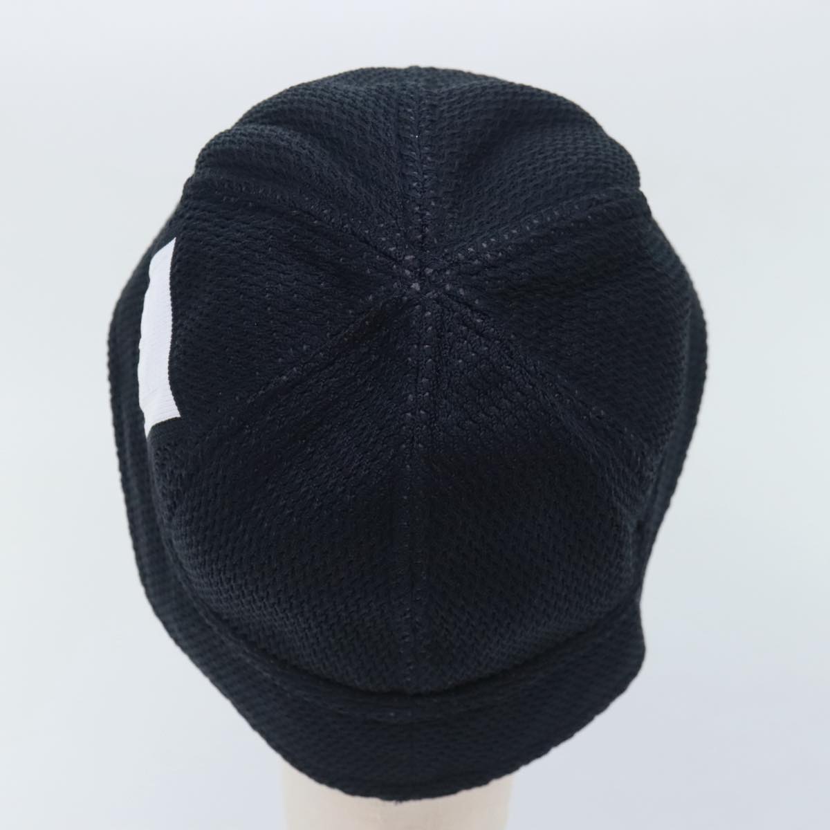 CHANEL Sports Line Hat cotton Black CC am6872