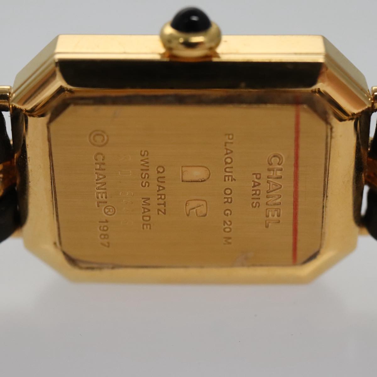 CHANEL Premiere Watches metal L Gold H0001 CC am7442