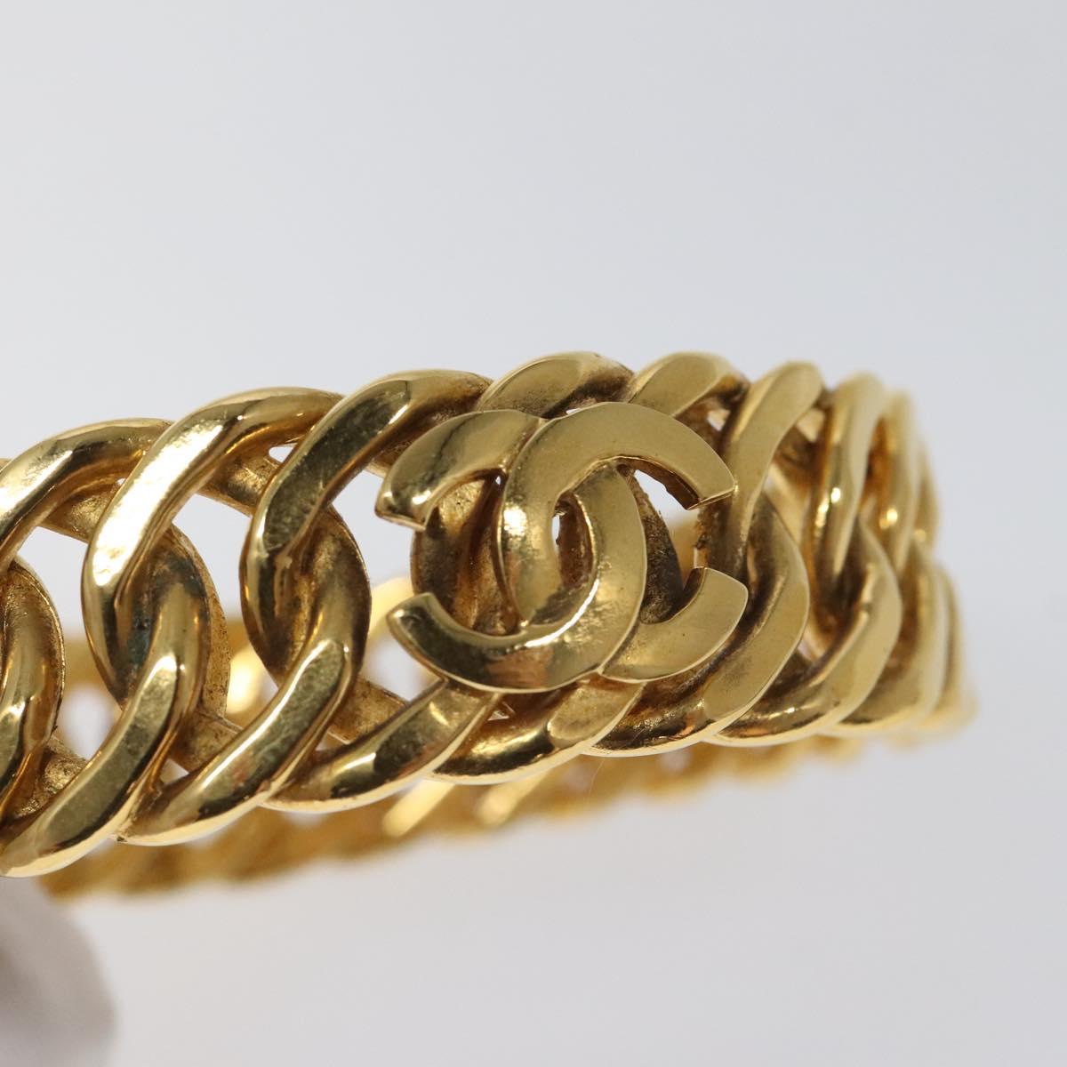 CHANEL COCO Bracelet metal Gold CC am7652