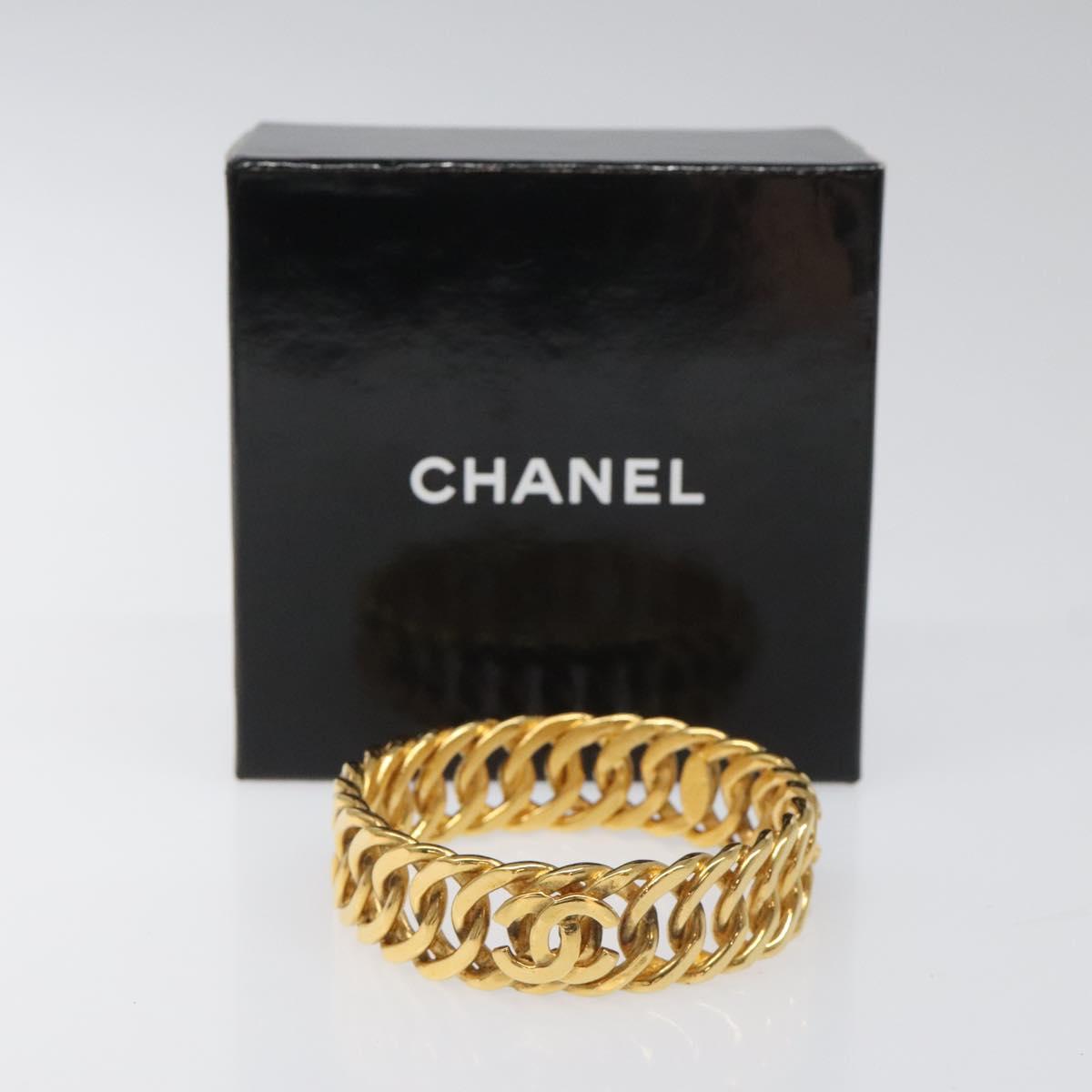 CHANEL COCO Bracelet metal Gold CC am7652