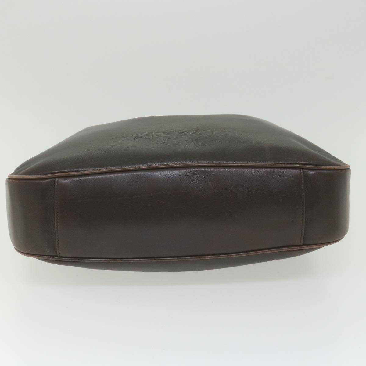 GUCCI Bamboo Shoulder Bag Leather Brown ar10677