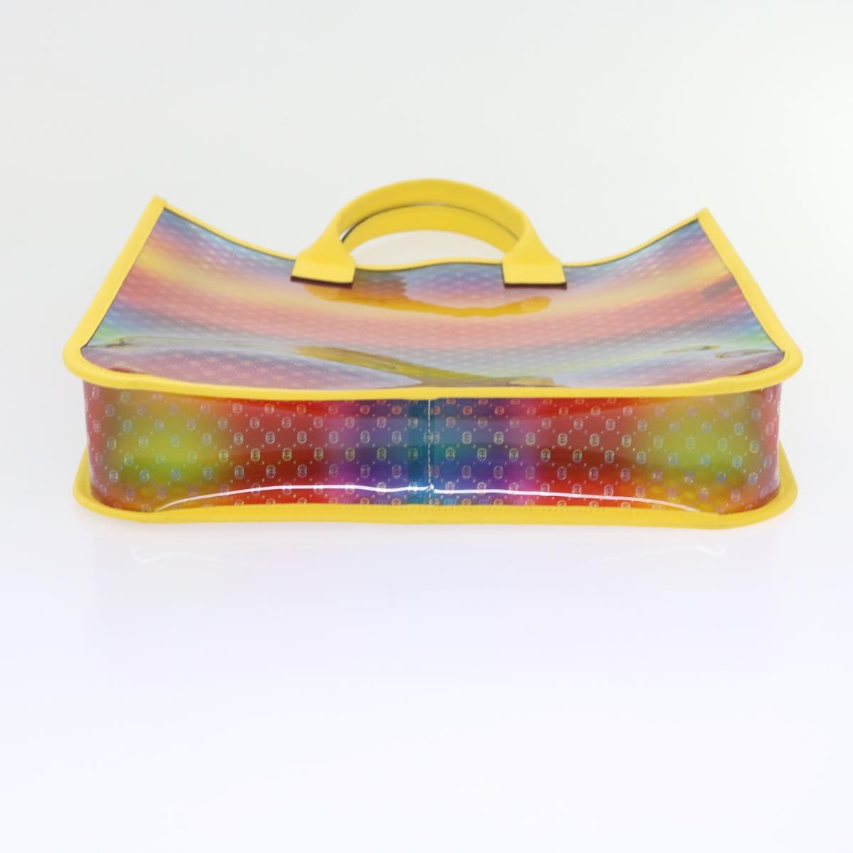 GUCCI Micro GG Canvas Tote Bag Vinyl Multicolor 550763 ar10682