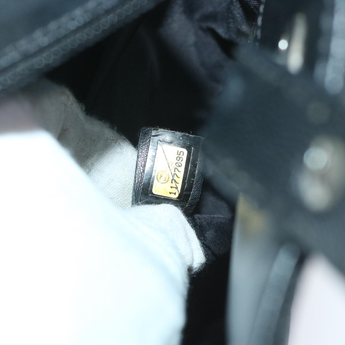 CHANEL Paris Biarritz Tote PM Tote Bag Coated Canvas Black CC ar10719