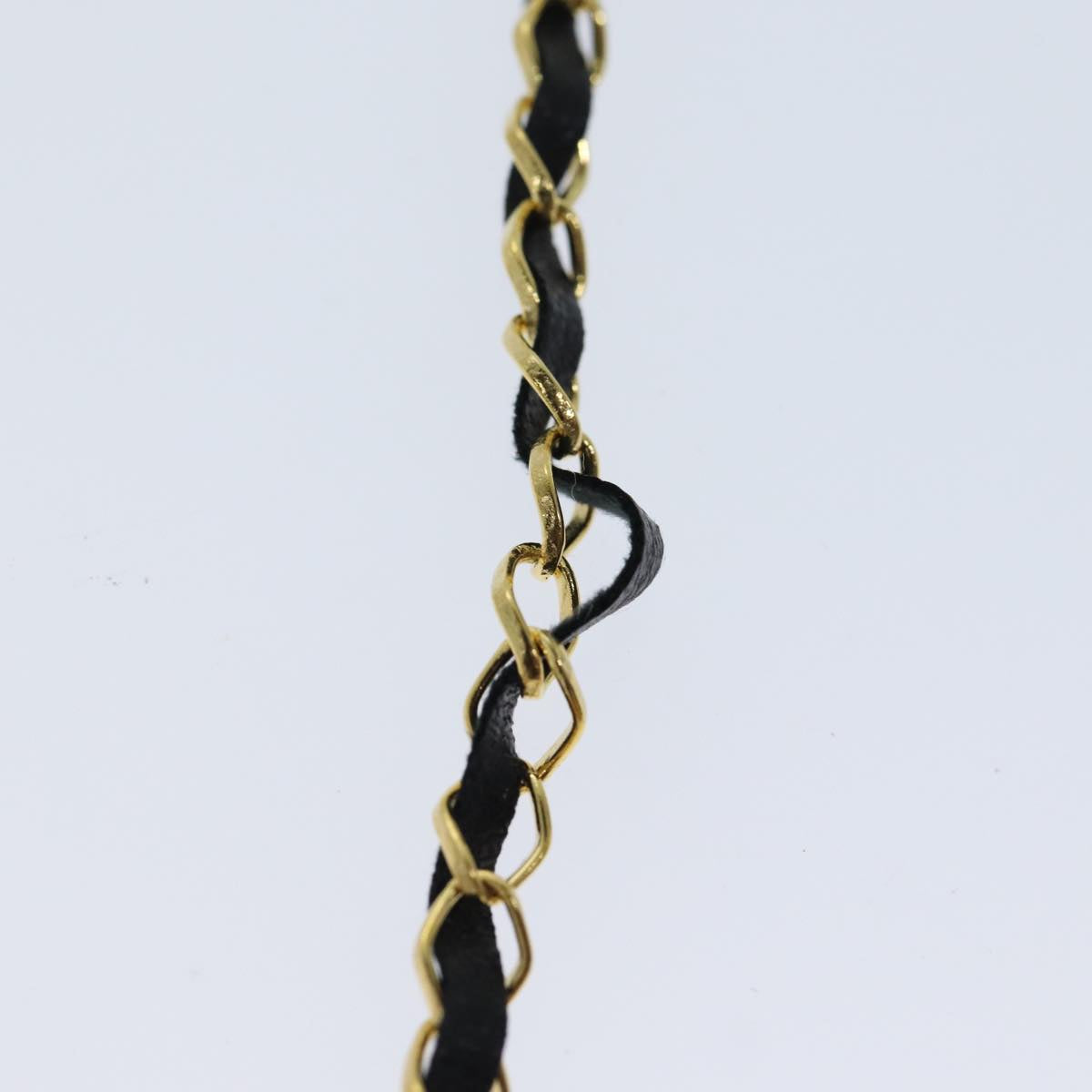 CHANEL Perfume Necklace Gold CC ar11600B