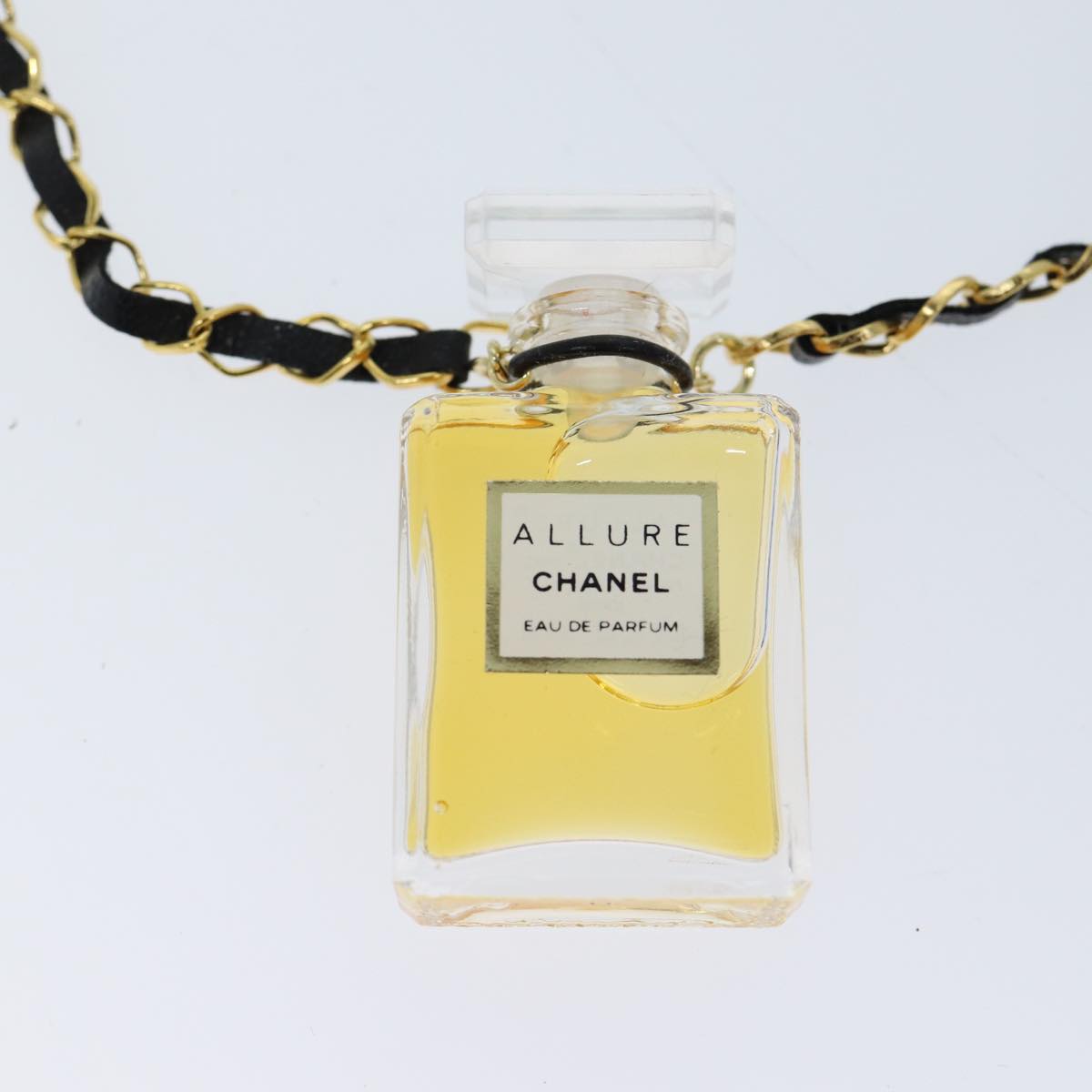 CHANEL Perfume Necklace Gold CC ar11600B