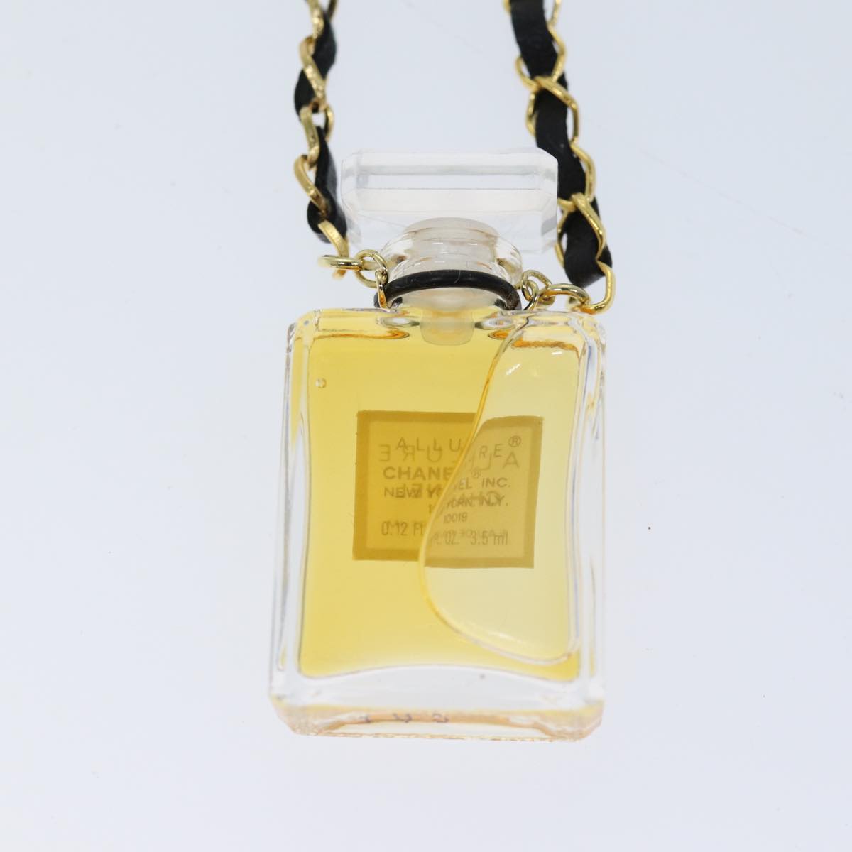 CHANEL Perfume Necklace Gold CC ar11600B