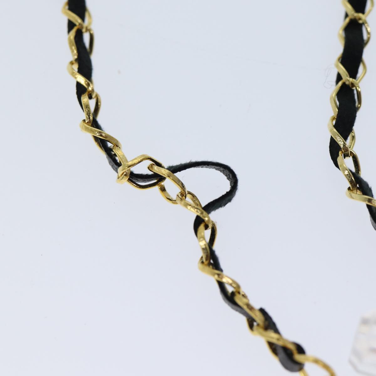 CHANEL Perfume Necklace Gold CC ar11600B