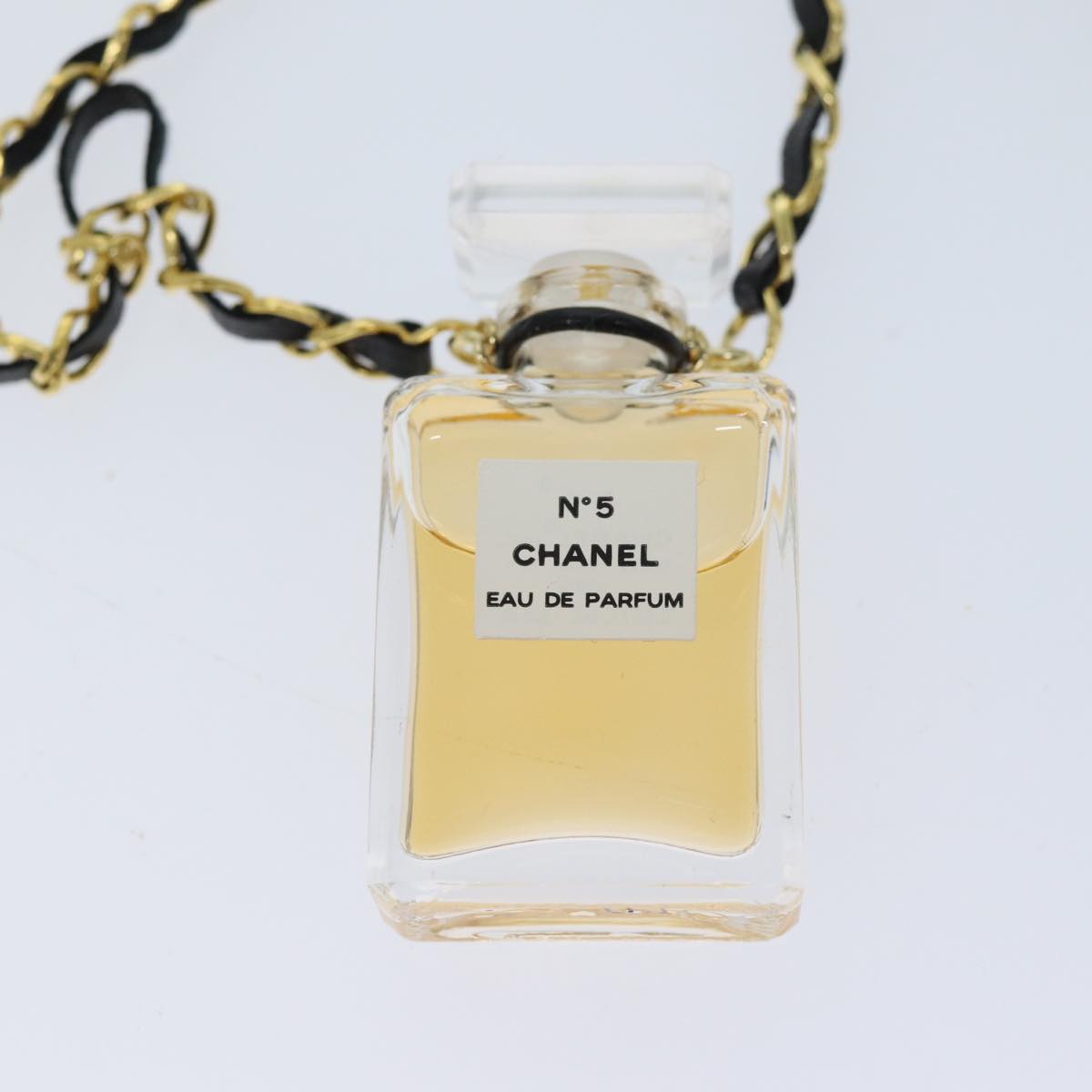 CHANEL Perfume Necklace Gold CC ar11600B