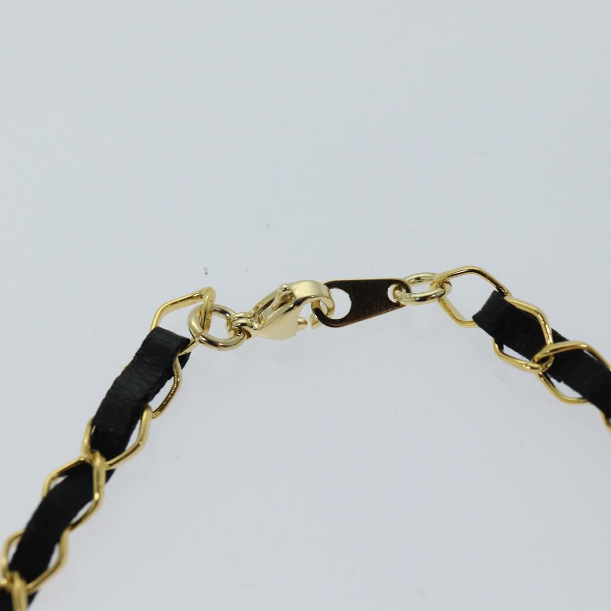 CHANEL Perfume Necklace Gold CC ar11600B