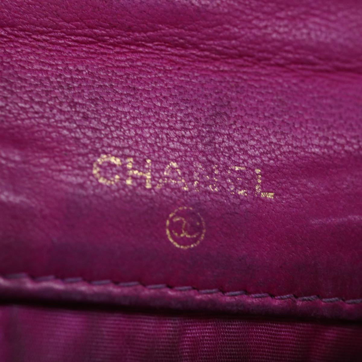 CHANEL COCO Mark Coin Purse Caviar Skin Pink CC ar11706