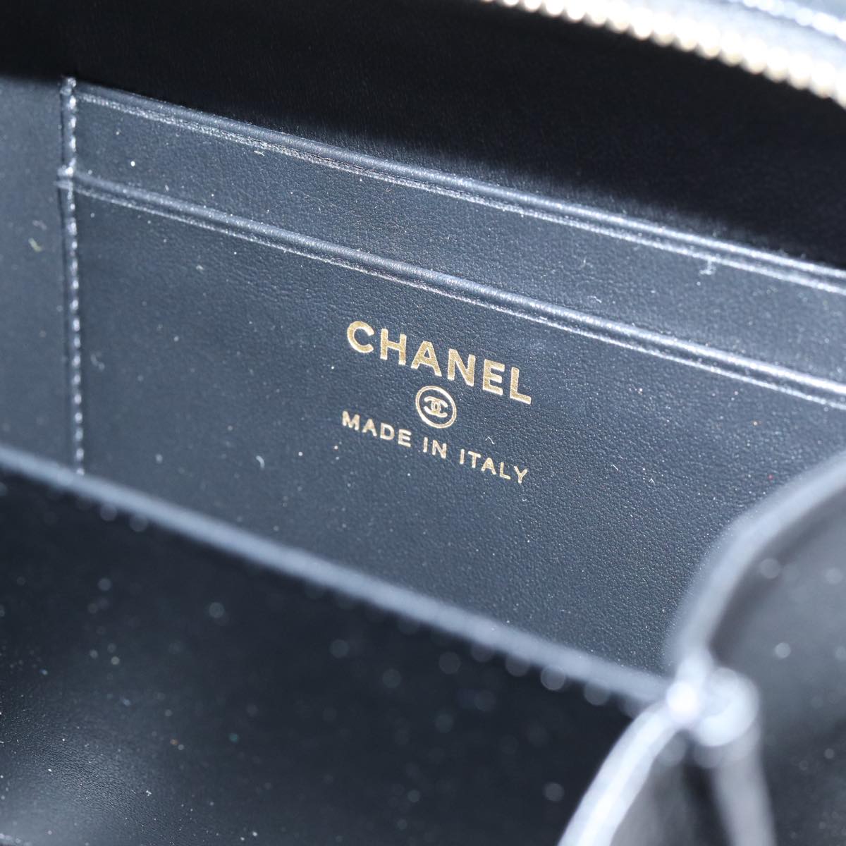 CHANEL Chain CC Figly Mini Bag Caviar Skin Black A84452 CC ar11762A