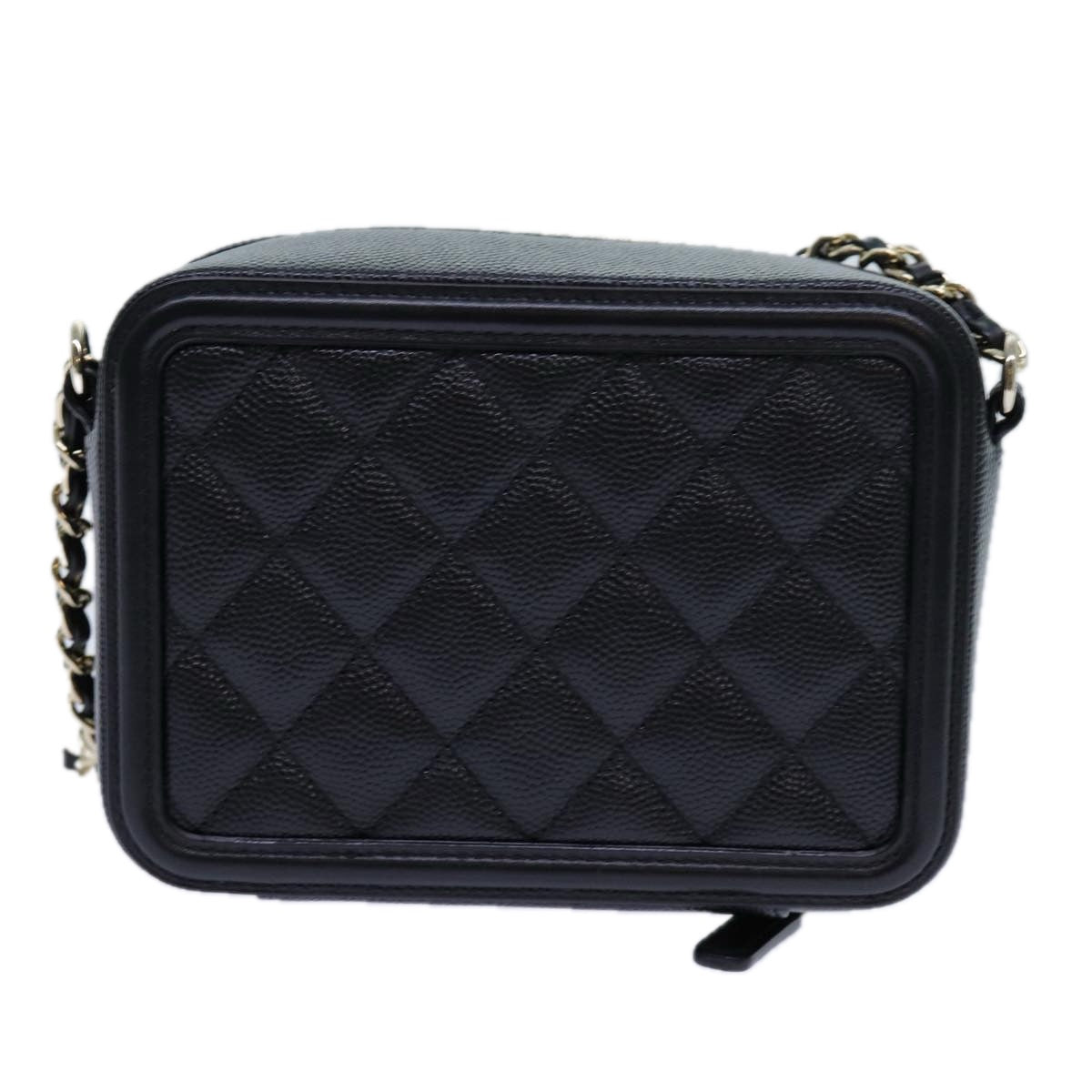 CHANEL Chain CC Figly Mini Bag Caviar Skin Black A84452 CC ar11762A