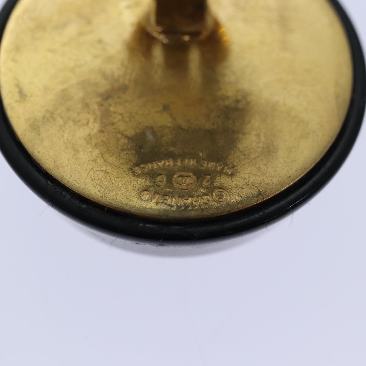 CHANEL COCO Mark Earring metal Gold CC ar12351
