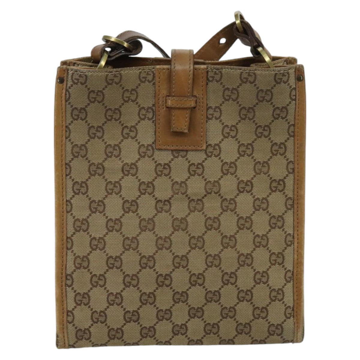 GUCCI GG Canvas Tote Bag Beige ar12769
