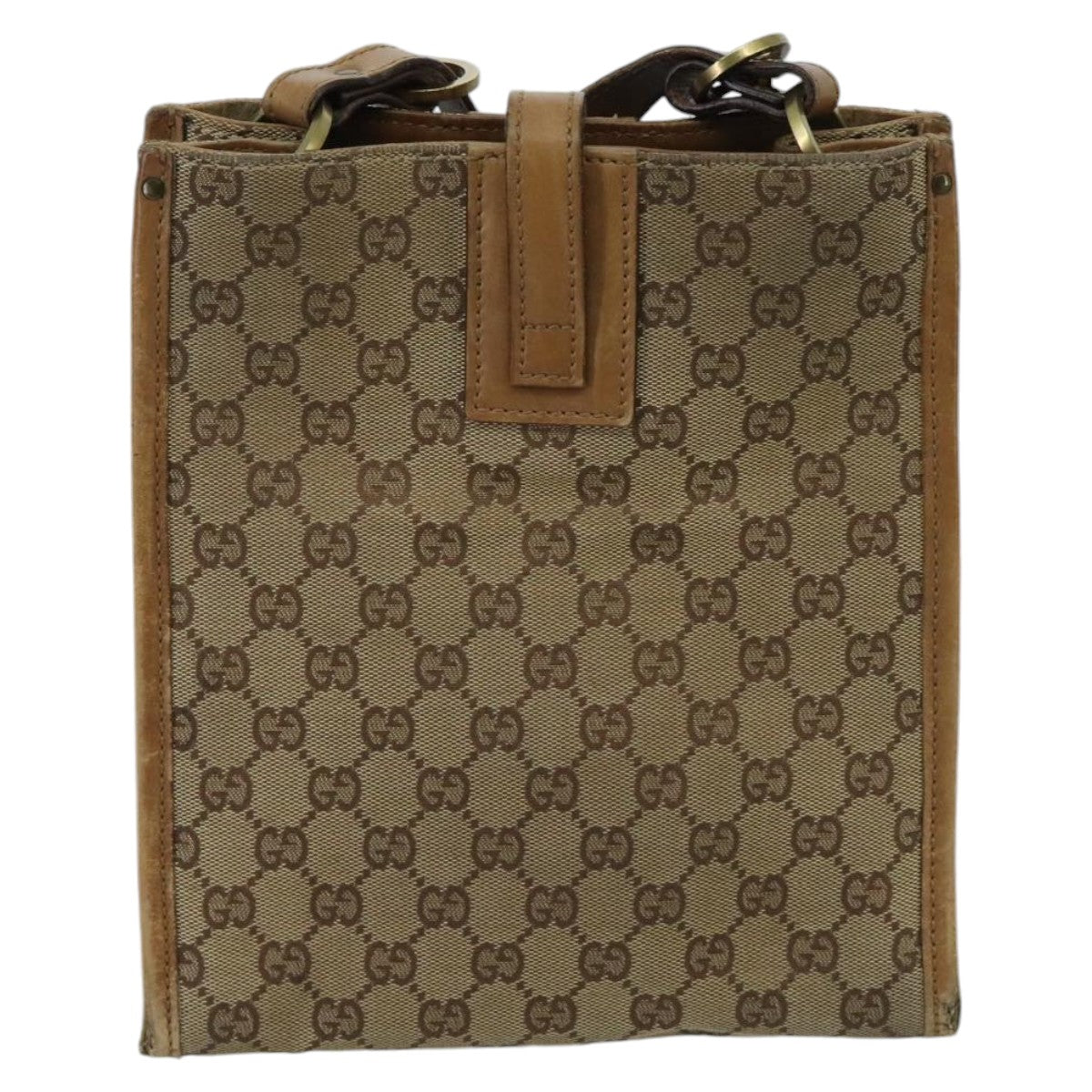 GUCCI GG Canvas Tote Bag Beige ar12769